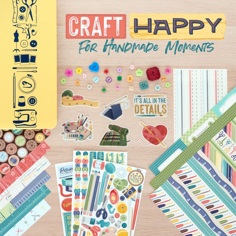 April 2025:  Craft Happy, Last Chance Paper Buffet Promo & More