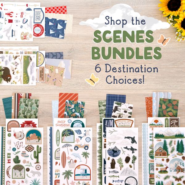 June 2025:  Scenes Bundles + Border Punches + Album Covers + Recipe Templates