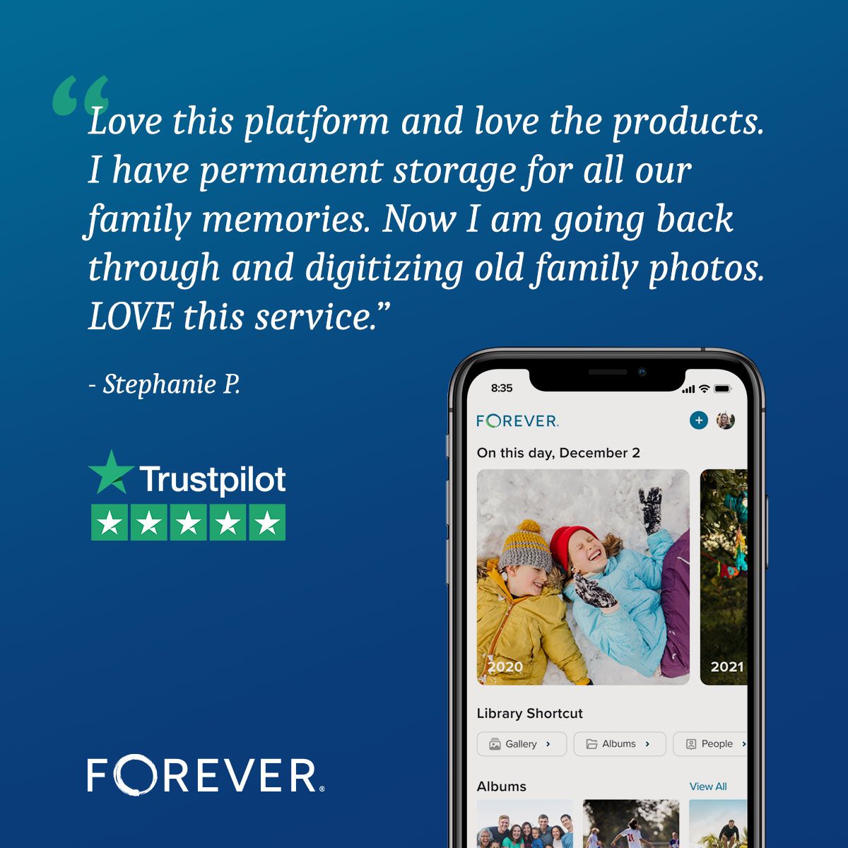 Your Memories, Guaranteed.