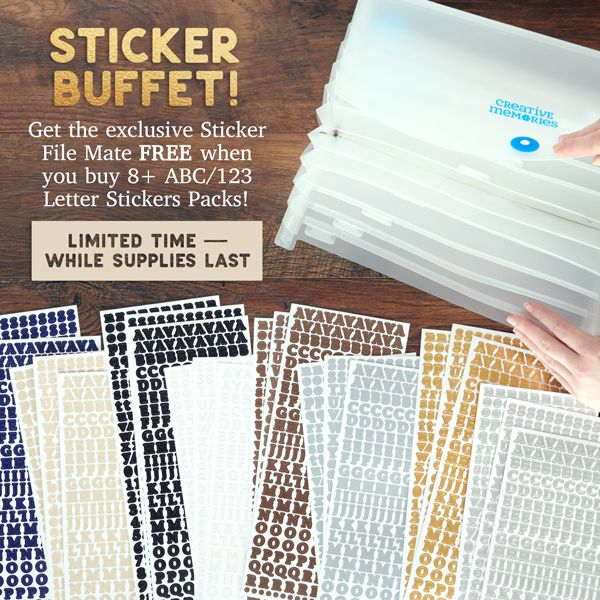 Image of: ABC/123 Sticker Buffet